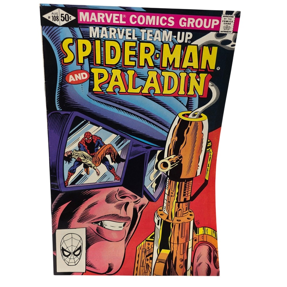 Marvel Team-Up 108 Spider-Man and Paladin Marvel Comics August 1981 Bronze Age